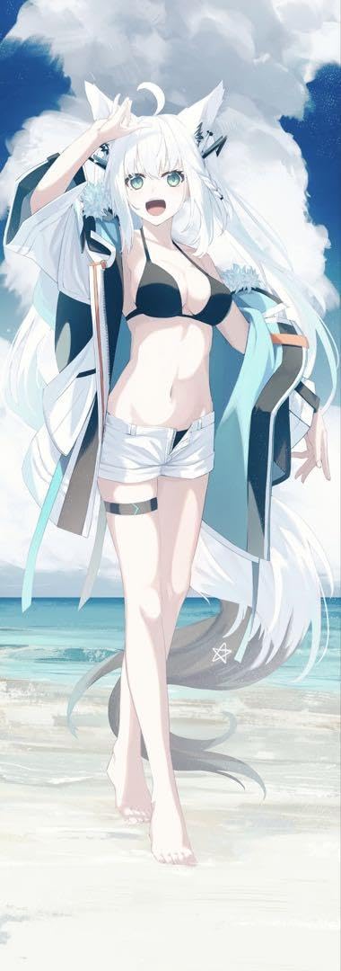 ホロライブ AZKi等身大タペストリー ホロライブ』等身大タペストリー 白上フブキ（A）【@Loppi・HMV